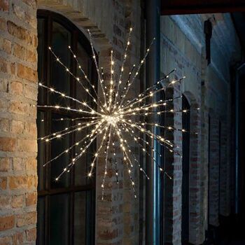 Étoile clignotante de Noël Polestar avec 280 lumières LED blanc chaud - 100 cm 2