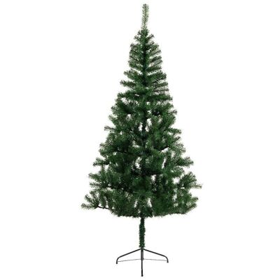 180 cm/6 Fuß schlanker grüner künstlicher Weihnachtskiefer mit aufklappbaren Zweigen