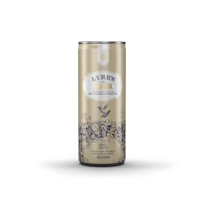 Lyre's Classico - Non Alcoholic Spirits | Ready To Drink Cocktail | Case of 24 | 250ml x 24