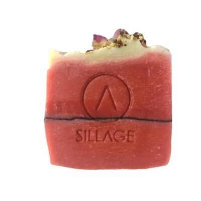 Vegan Handmade Soap Bourbon Geranium And Pink Clay