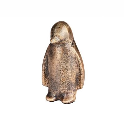 Gotham, Deko-Pinguin, H10cm, antik messing