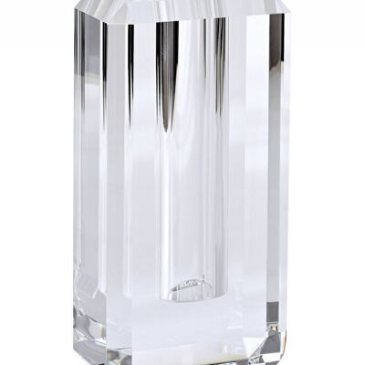 Dioptrics, Kristallglas-Vase, H25,5cm, transparent