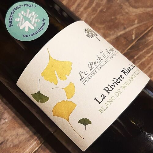 La Rivière Blanche (vin blanc bio)