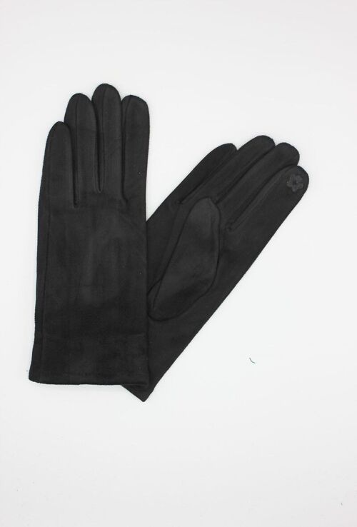 Gants en Polyester classique Noir avec toucher tactile