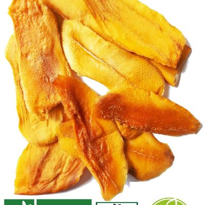 Getrocknete Bio-Mango, ohne Zuckerzusatz, ohne Konservierungsstoffe – 5 kg