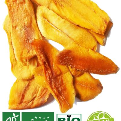Getrocknete Bio-Mango, ohne Zuckerzusatz, ohne Konservierungsstoffe – 5 kg