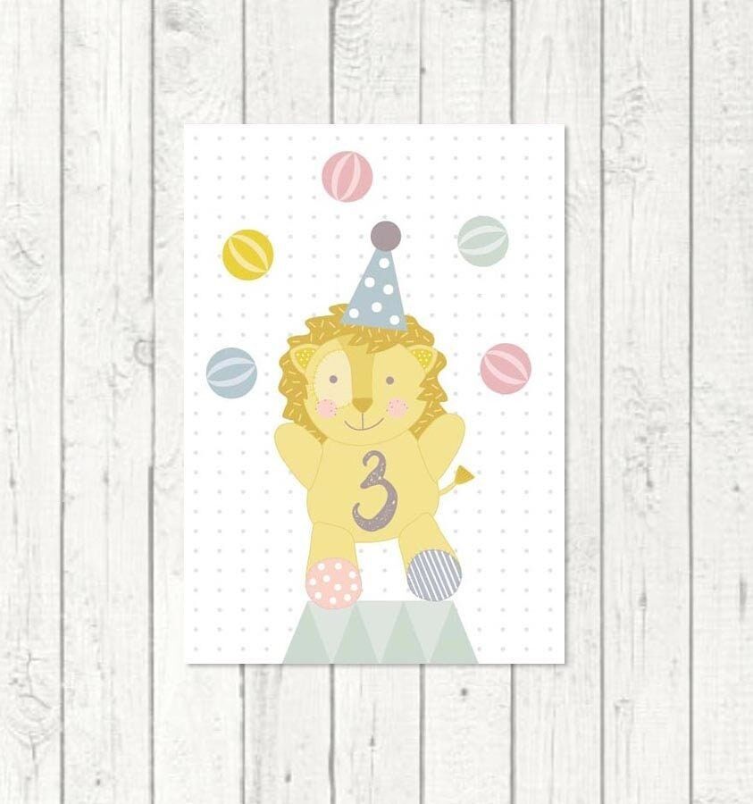 Cartolina di compleanno per bambini "3. Compleanno"