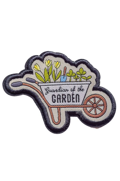 recycled Iron on  patch - Gardening