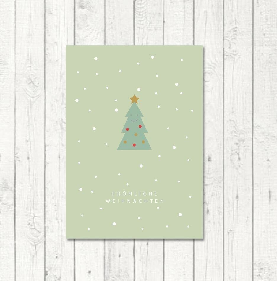 Cartolina di Natale "Abete"