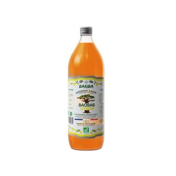 JUS DE FRUIT BIO NATUREL BAOBAB CITRON 1L BOUTEILLE REUTILISABLE 2