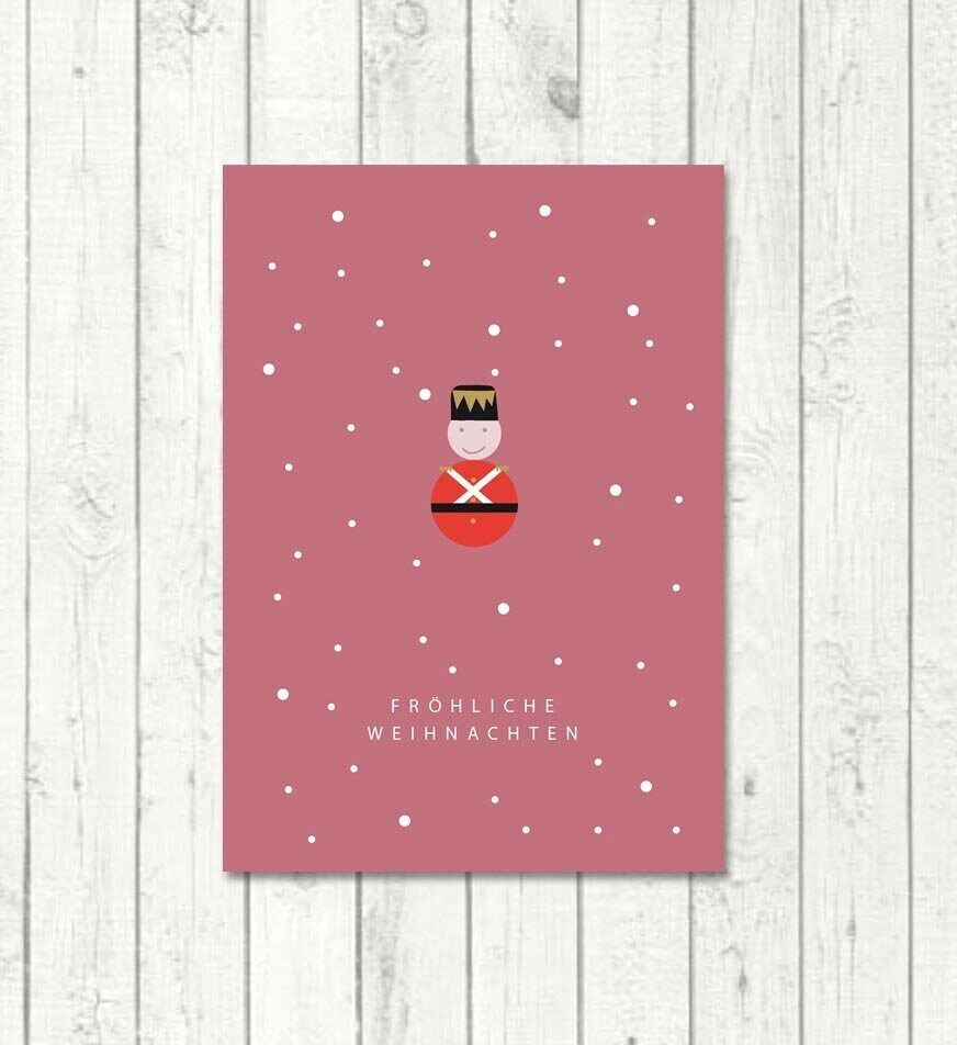 Cartolina di Natale "Soldatino di stagno"