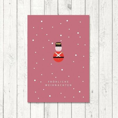 Christmas postcard "Tin Soldier"