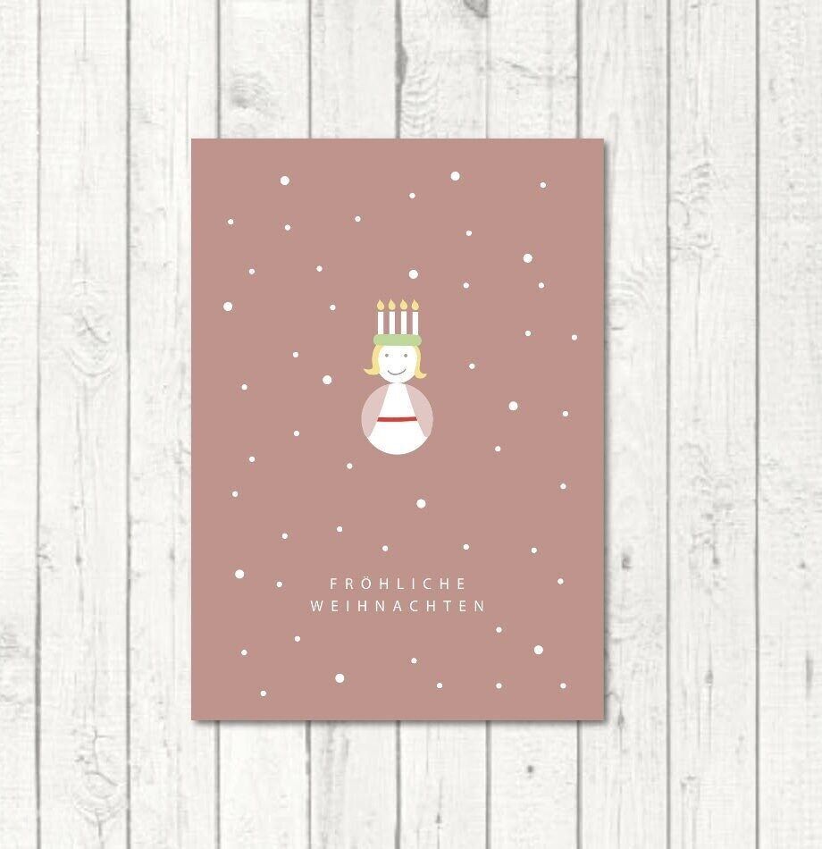 Cartolina di Natale "Lucia"