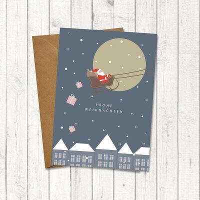 Cartolina di Natale “Slitta di Natale”