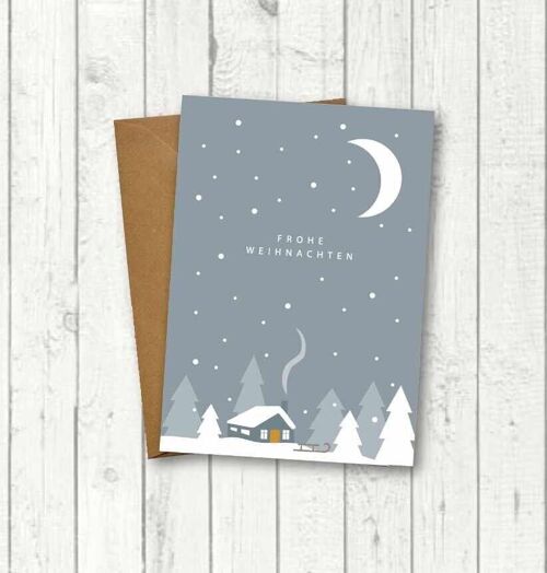 Weihnachtskarte "Stille Nacht"