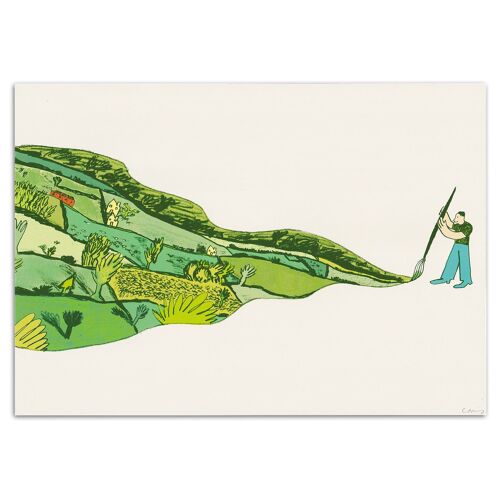 Countryside Is My Favourite Colour Art Print