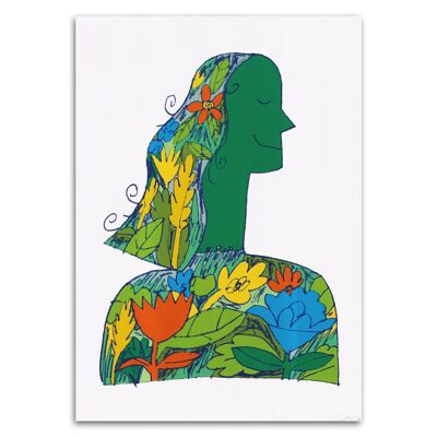 Floral Enchantment Art Print
