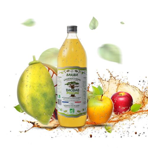 Jus bio Superfruit Baobab Pomme 1L