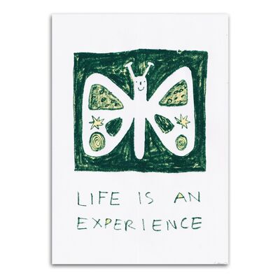 Life Is An Experience Art Print