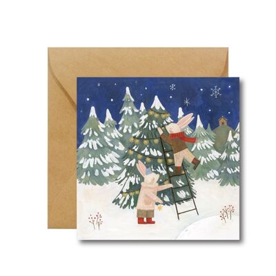 árbol de navidad - tarjeta de navidad