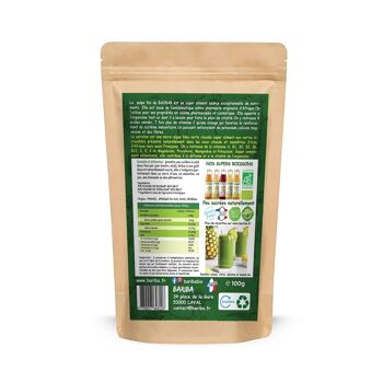 Superfruit BARIBA Baobab brut Bio Premium & Spiruline verte bio 100G 2