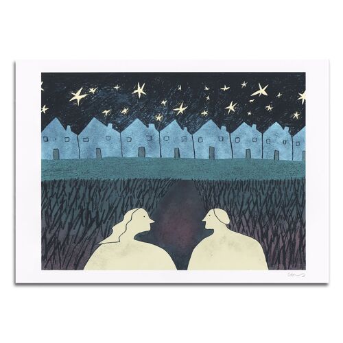 There's More Stars Here Than In The City Art Print