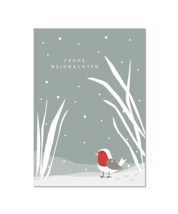 Carte de Noël "Robin" 3