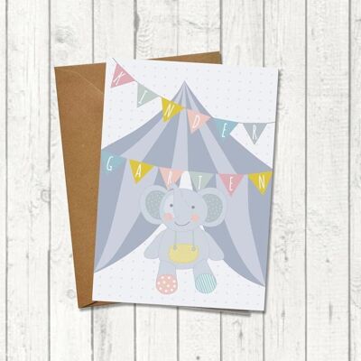 Greetings card “Kindergarten child”