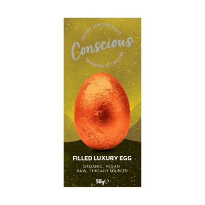 Huevo de Pascua con Trufa de Chocolate 85% de Lujo Orgánico Vegano 12 x 50g