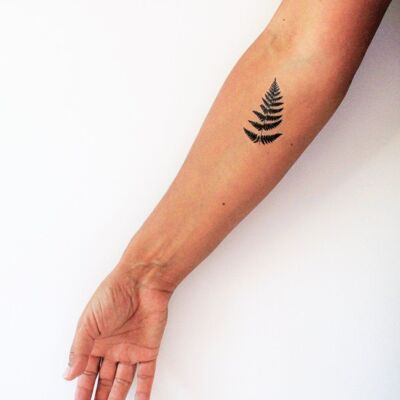 Fern Leaf Temporary Tattoo (Set of 2)