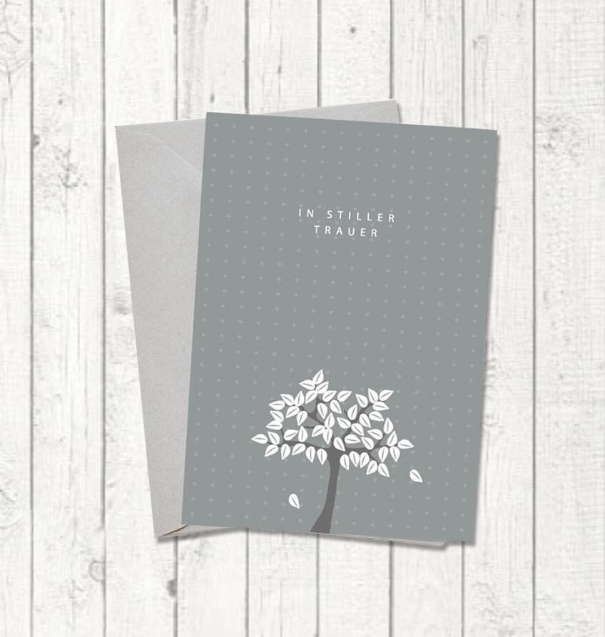 Biglietto di lutto “Albero del lutto”