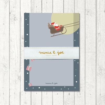 Notepad “Christmas Sleigh” DIN A6