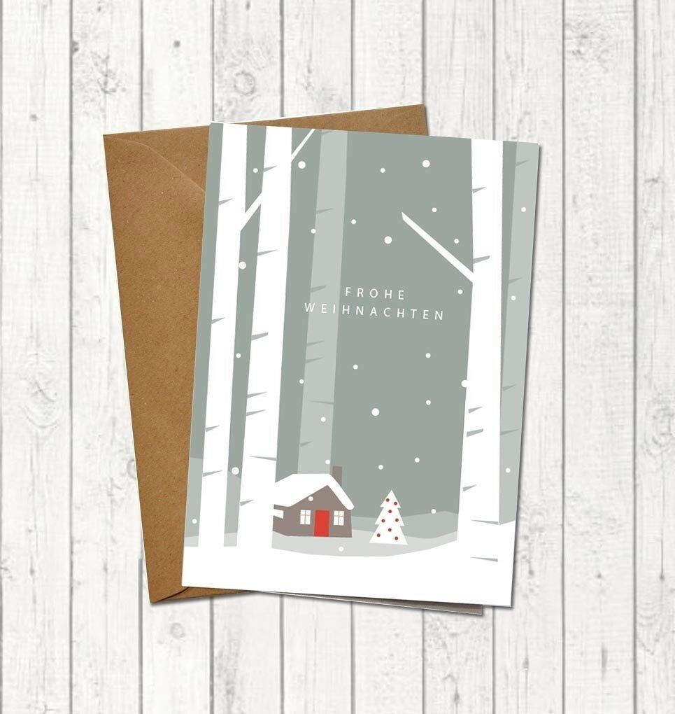 Weihnachtskarte "Winterzauber"