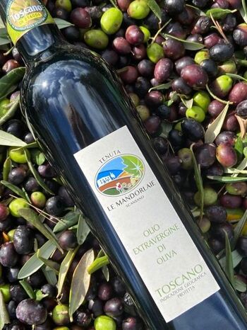 Huile d'Olive Extra Vierge IGP Toscane Italie 500ml 1