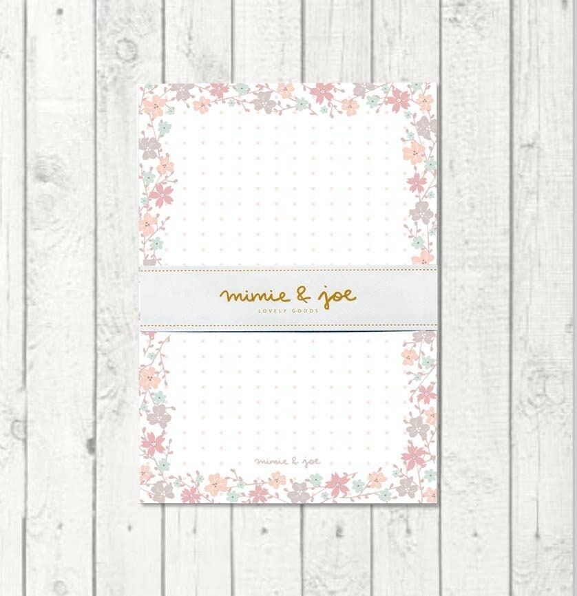 Blocco &quot;Ghirlanda di fiori&quot;, DIN A6