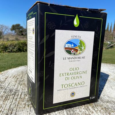 Huile d'olive extra vierge IGP Toscane Italie 5 litres