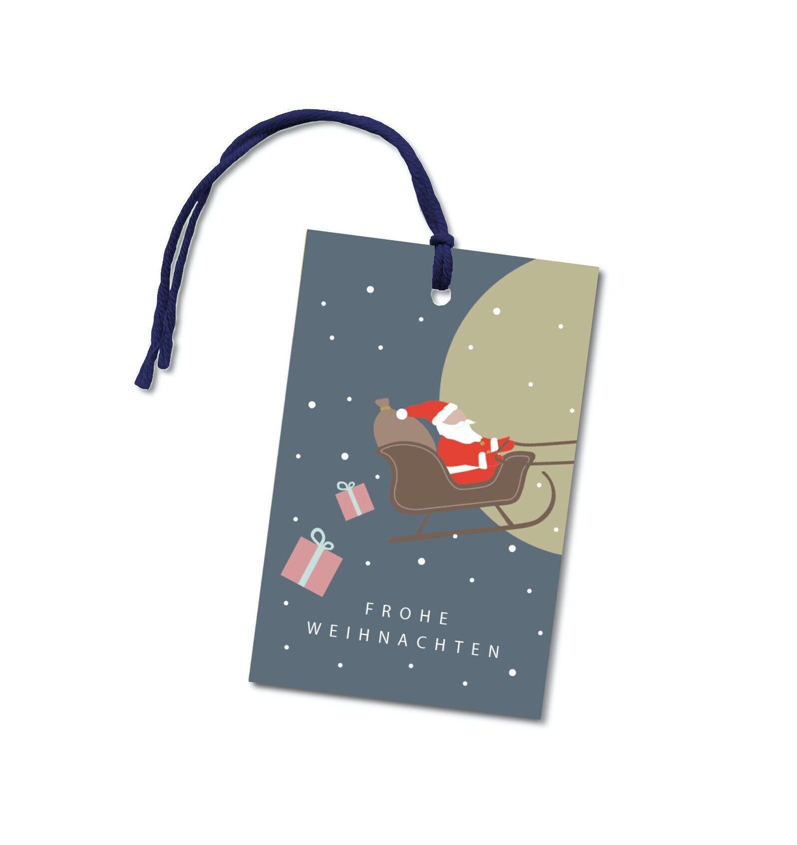 Geschenkanhänger "Weihnachtsschlitten"