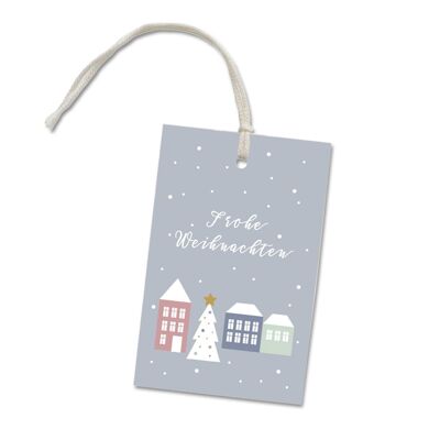 Gift tag "Christmas Village"