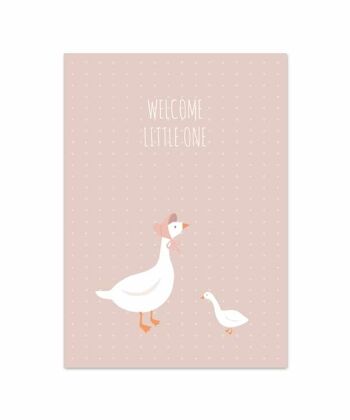 Carte de félicitations pour la naissance de « Baby Goose Girl » 3