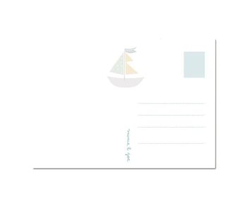 Carte postale « Bonheur Ahoy » 2