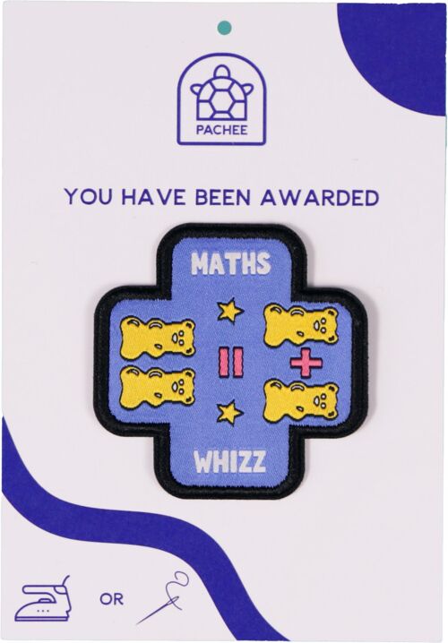 Iron on patch - maths-whizz