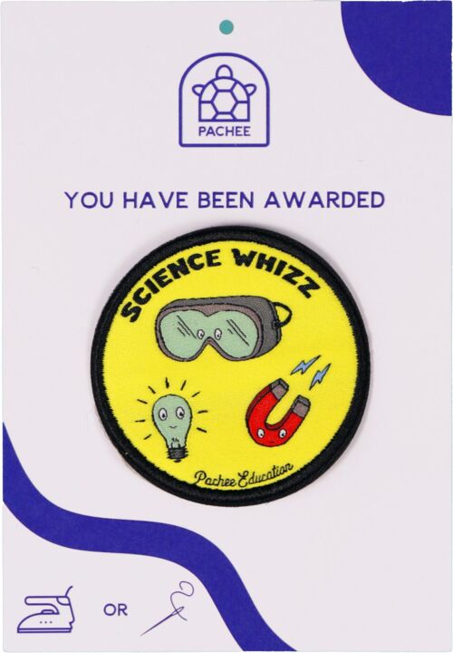 Iron on patch  - Science whizz