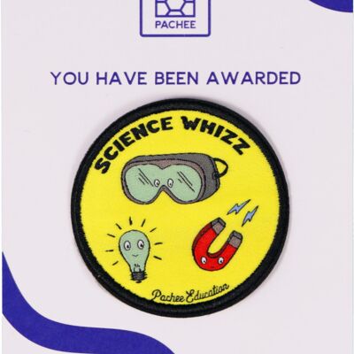 Iron on patch  - Science whizz