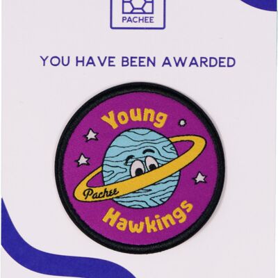recycled Iron on  patch - Young hawkings