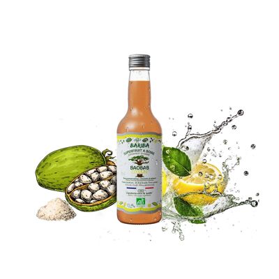 Succo biologico Superfruit Baobab Limone 33CL