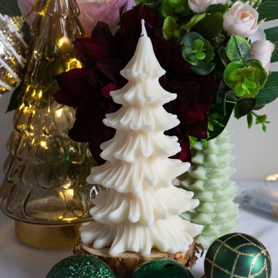Weihnachtsbaumkerze - Weihnachtskerze - Dekorative Weihnachtskerze - Himmlische Zeder - Kerze für Weihnachtsdekoration - Weihnachtsfeier