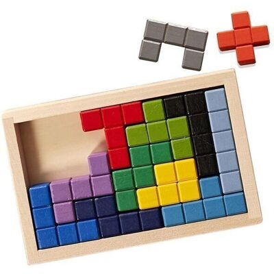 Wooden assembly puzzle