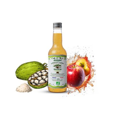 Superfruit Baobab Apfel Bio-Saft 33CL