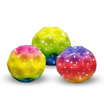 Astroball, couleurs arc-en-ciel (Mega High Bounce Ball)