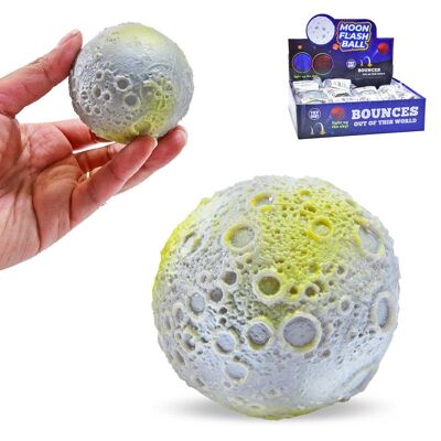 Moon ball, bounce ball with LED